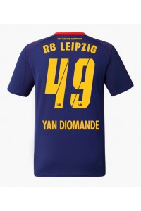 Fotbalové Dres RB Leipzig Yan Diomande #49 Venkovní Oblečení 2025-26 Krátký Rukáv